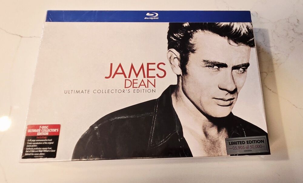 James Dean: Ultimate Collector's Edition DVD Set (Blu-ray/DVD 2013 7-Disc Set)